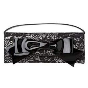 Vintage Bags - Hollywould Monroe Lace Clutch - Silver Vintage Bags - Hollywould Monroe Lace Clutch - Silver